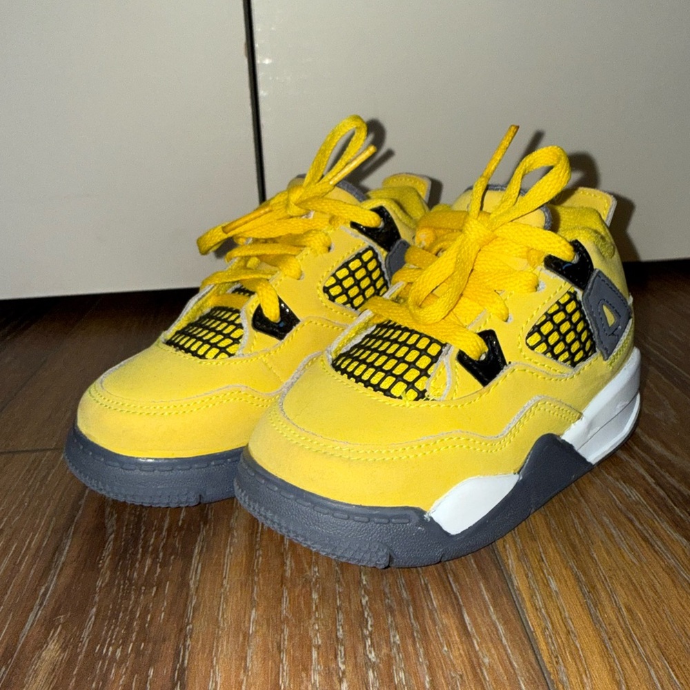 Nike Air Jordan Toddler 4 Retro TD Lightning